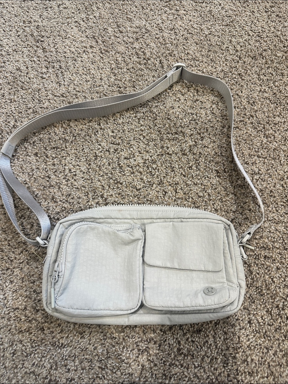 Gray lululemon bag